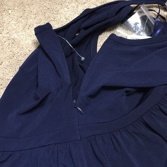 New. Michael Kors split navy maxi dress. Petite - Picture 13 of 16